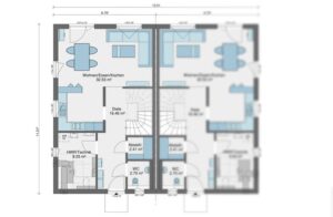 Grundriss EG - Haus B