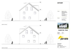 Bauplanung Seitenansicht