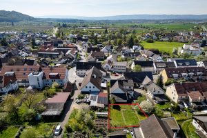 Drohnenansicht mit GS-Einzeichnung