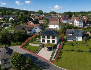 Beispiel Visualisierung Traumhaus auf dem Grundstück