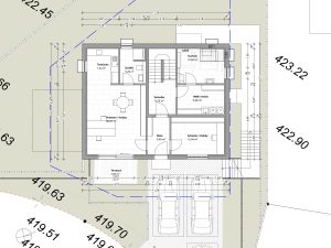 Grundriss Untergeschoss - Keller