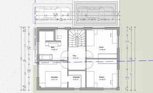 Grundriss OG - Haus B