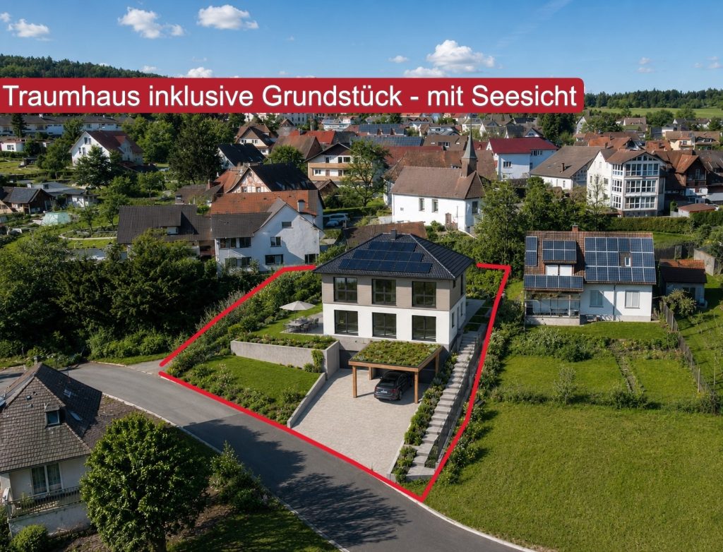 Exklusives Traumhaus mit Seesicht in Gaienhofen- Bauplanung auf 801 m² Grundstück image 1