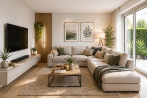 Beispiel Wohnzimmer (KI generiert)
