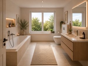 Beispiel Badezimmer - DHH links