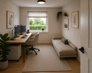 Beispiel Büro - Gästezimmer