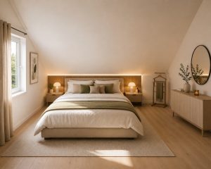 Beispiel Schlafzimmer - DHH links