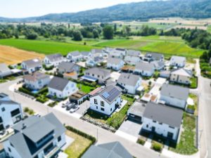 Drohnenansicht Familienfreundliche Wohnlage