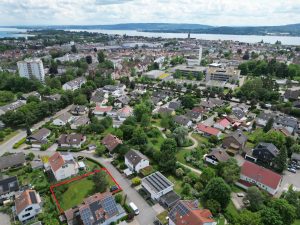 Drohnenansicht Lage des Grundstücks