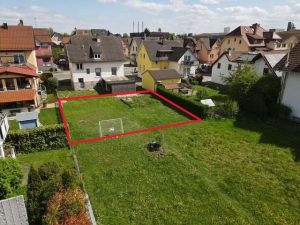 Drohnenansicht Baugrundstück