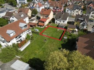 Drohnenansicht Baugrundstück