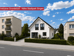 KI erstellte Visualisierung - EFH inkl. Grundstück