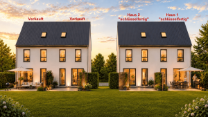 Haus 1 - Beispiel Visualisierung Ansicht West
