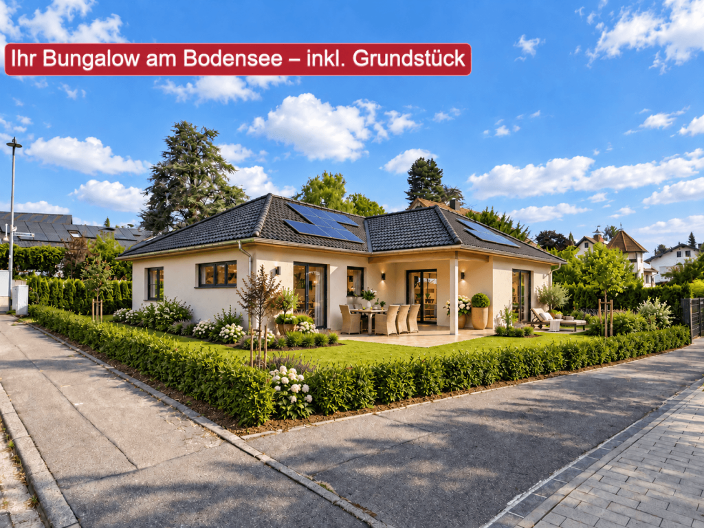 Ein Zuhause für die schönste Zeit im Leben – Bungalow auf 634 m² Grundstück nahe dem Bodensee image 1